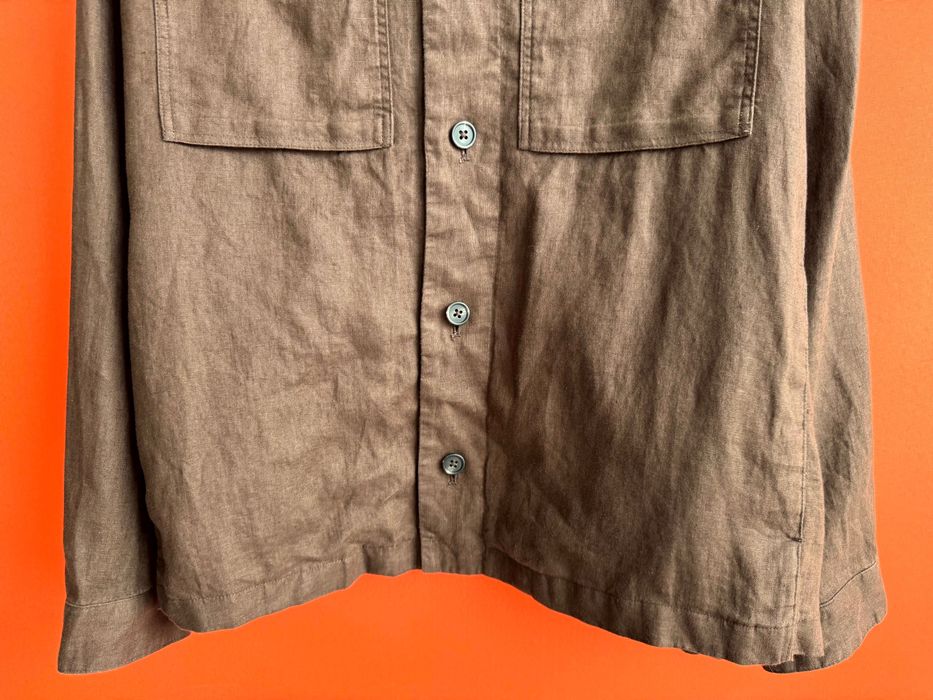 Massimo Dutti Оригінал чоловічаляна сорочка куртка овершот розмір L