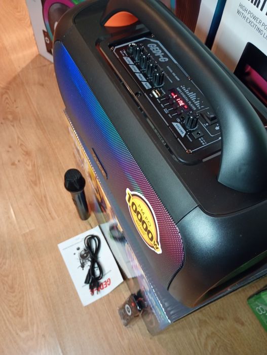 Караоке акустика Temeisheng-01(блютуз,SD,USB,FM) ПультДУ, микрофон