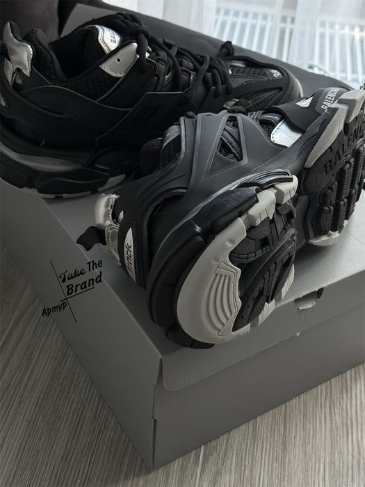 36/45р Balenciaga Track Black Silver 1:1 Original