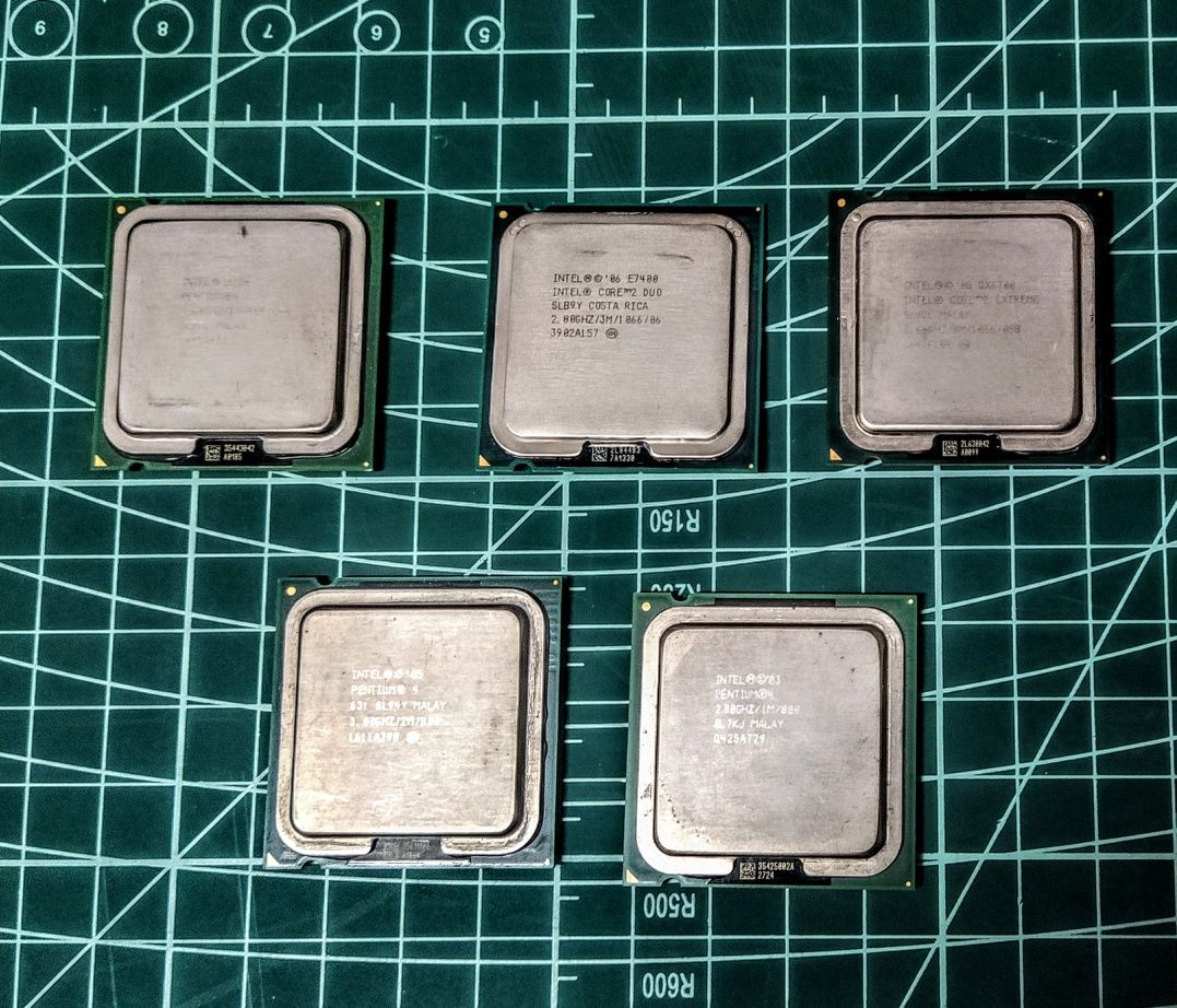 Cpu Processadores lga 775 core 2 extreme core duo pentium