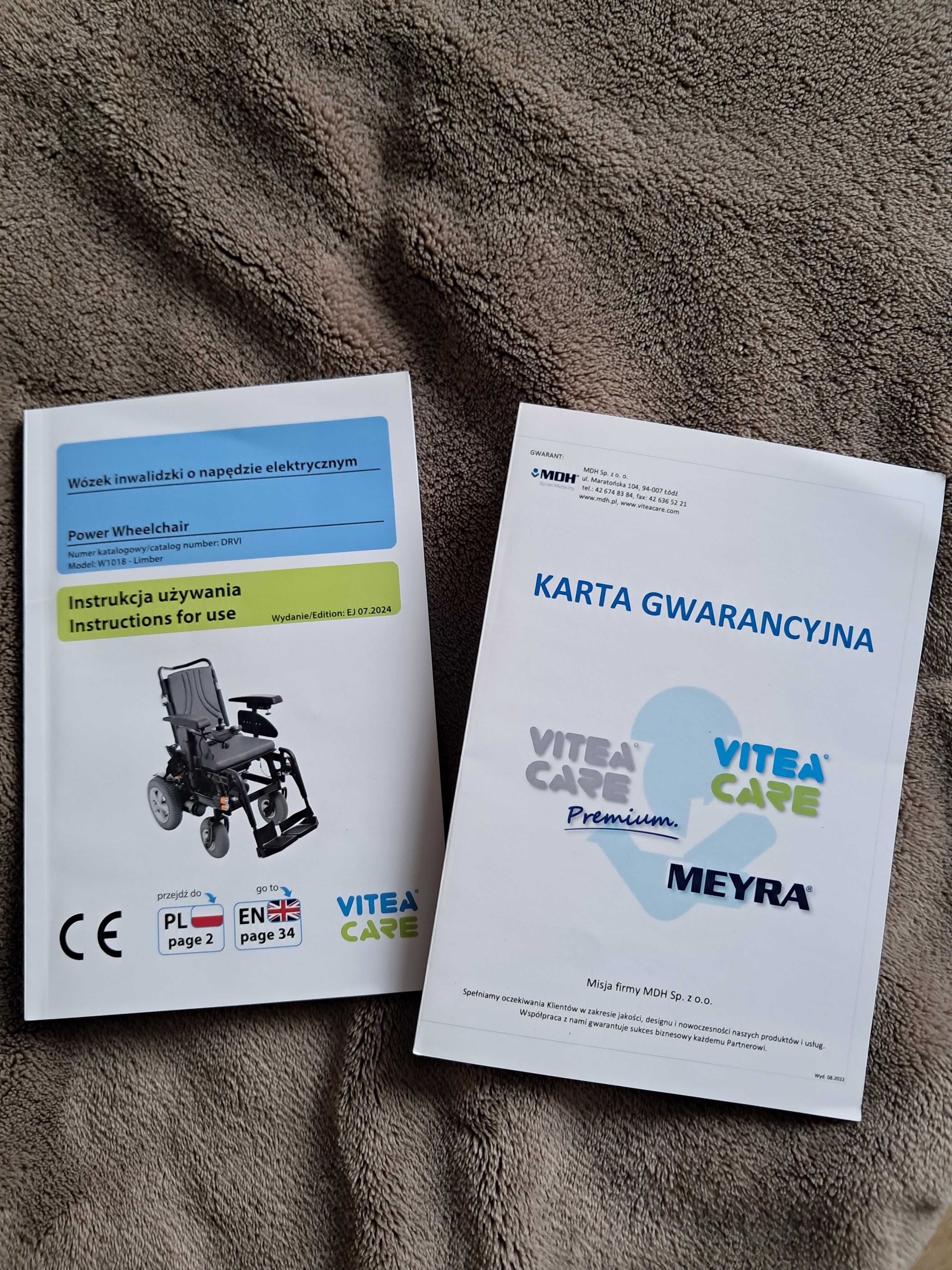 Elektryczny wózek inwalidzki LIMBER W101