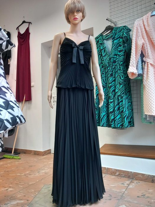 Jedwabny komplet wizytowy (spódnica +bluzka)