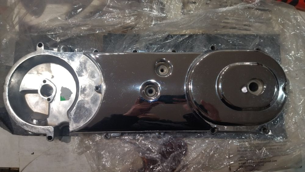 Крышка вариатора 2Т цепь цепной мопед ( TB-60? )