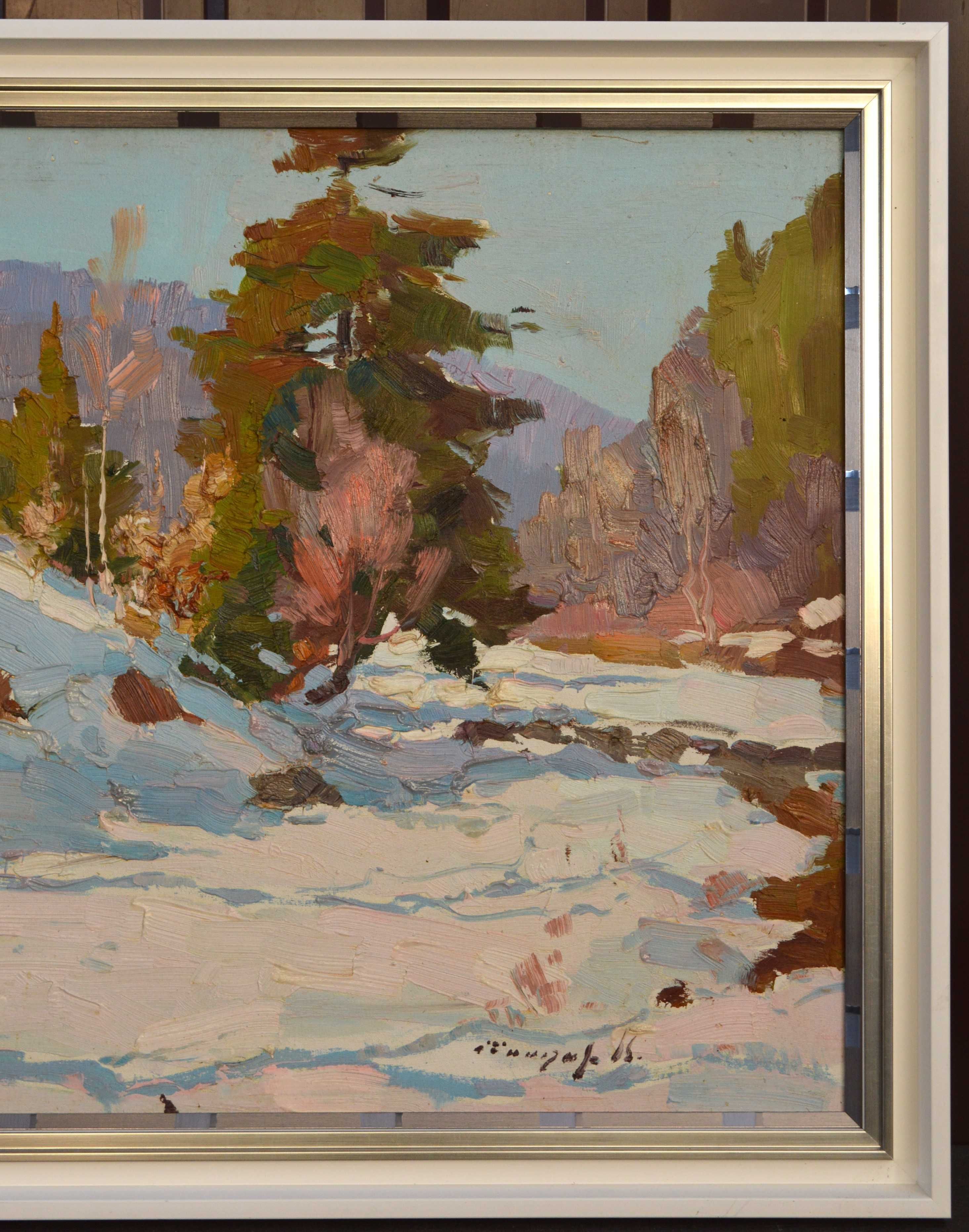 Картина художника Шандор О. С. "Березень в горах", 2012 рік