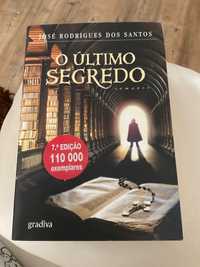 Livro “O último segredo” de José Rodrigues dos Santos