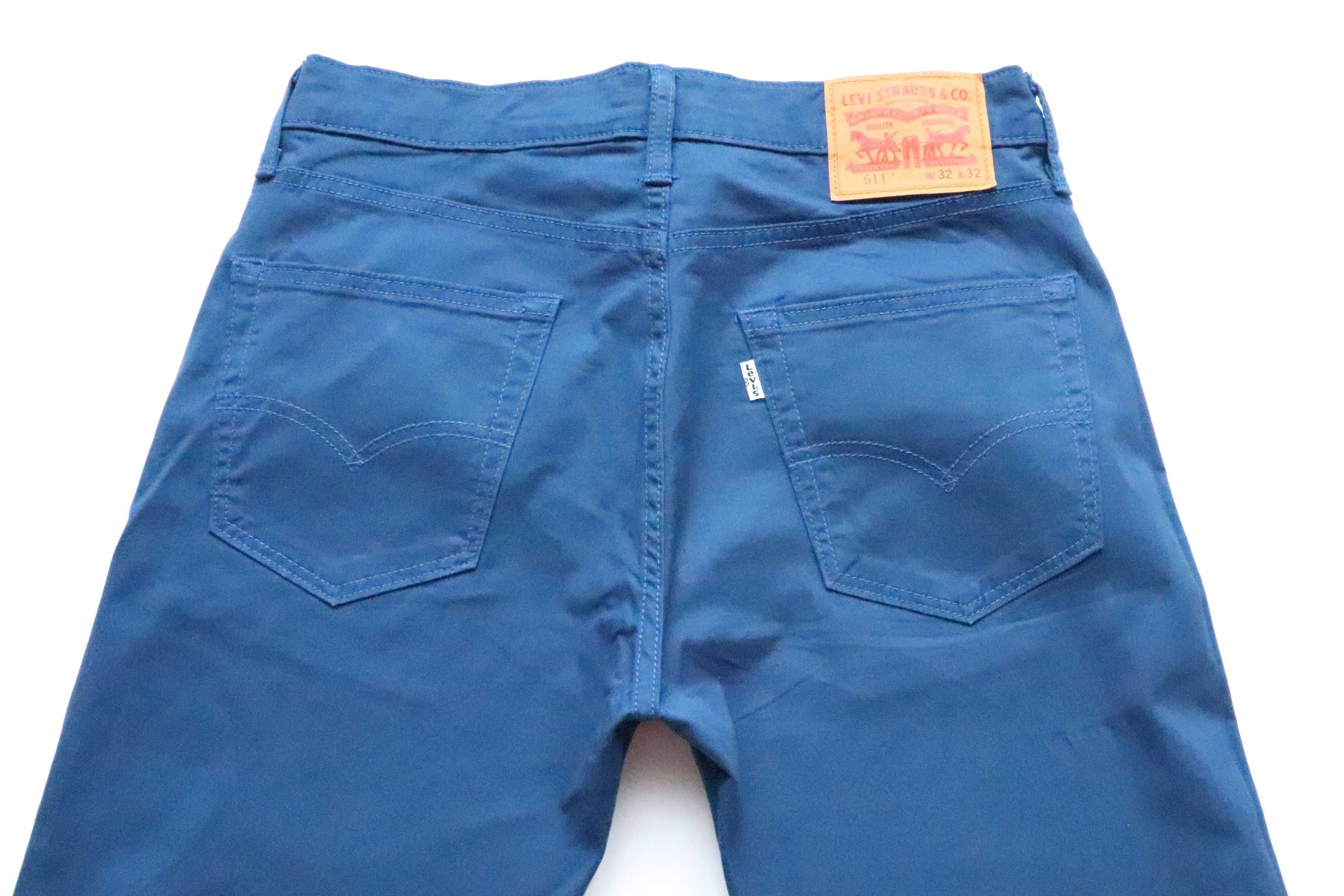 LEVIS 511 W32 L32 męskie spodnie jeansy slim fit jak nowe