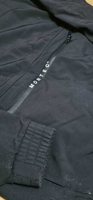 Montec Tempest czarna kurtka anorak, snowboardowa/kurtka zimowa