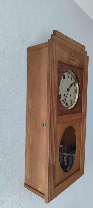 388 Zegar wiszący mechaniczny Vedette Brevete antyk