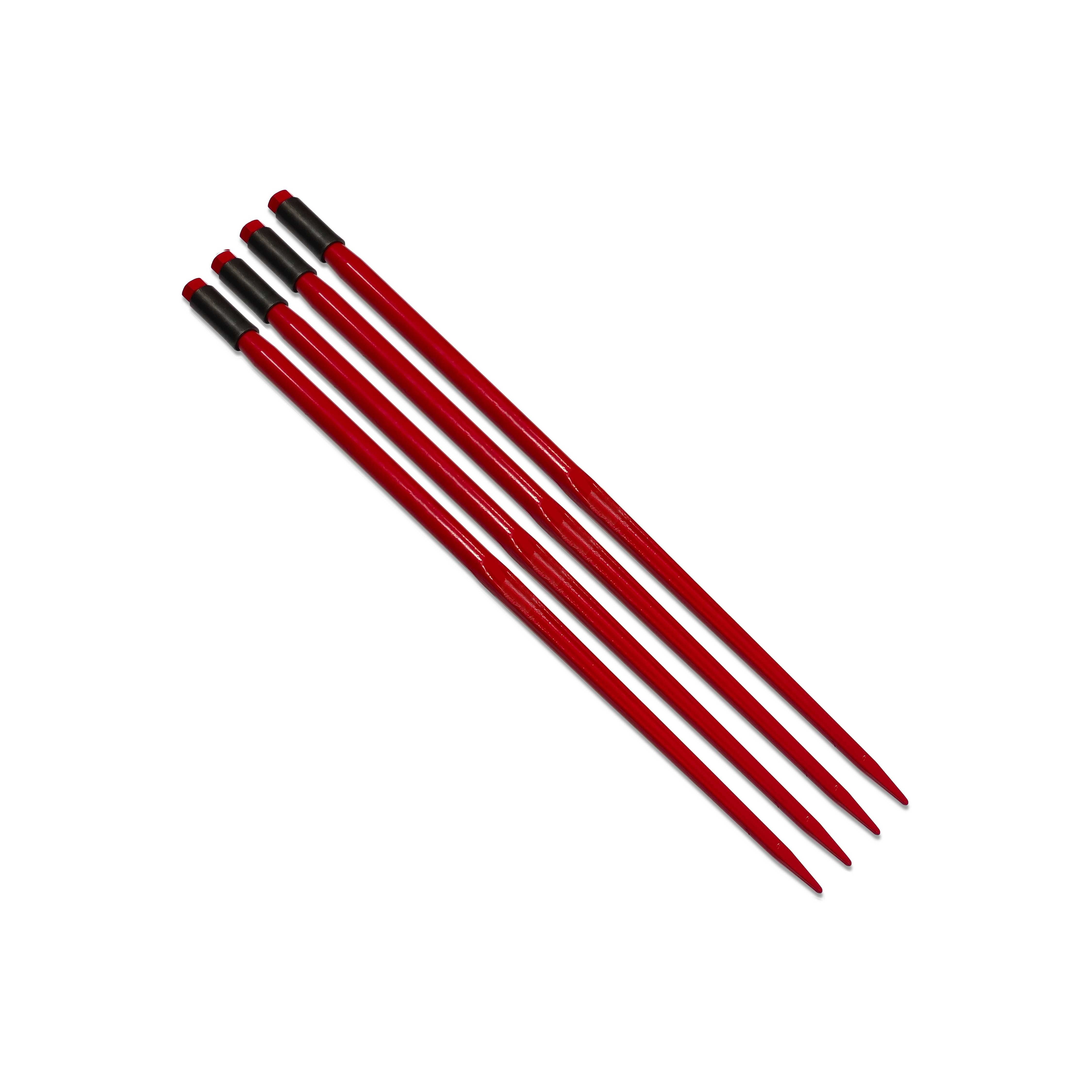4x Prosty ZĄB ŁADOWACZA 1000 mm Chwytaka Krokodyla + Tulejki [8965]