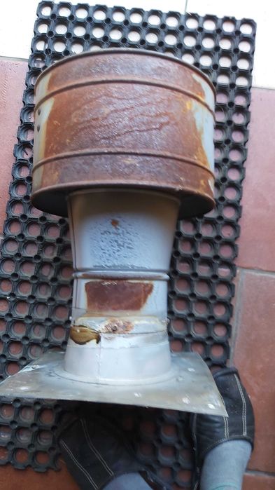 Wywietrznik cylindryczny średnica 160mm, kominek dachowy