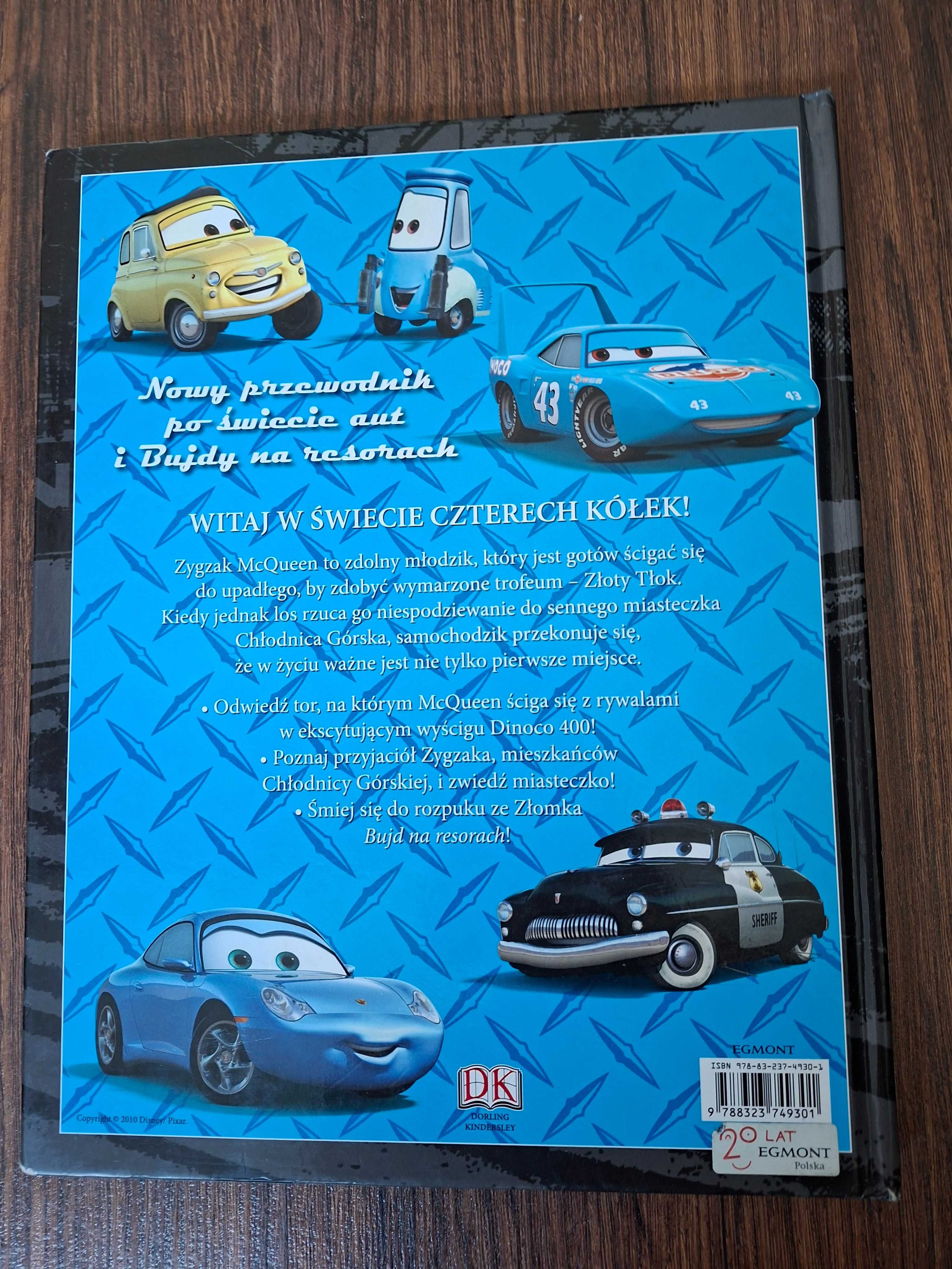 Auta Pixar Nowy przewodnik po świecie aut i Bujdy na resorach