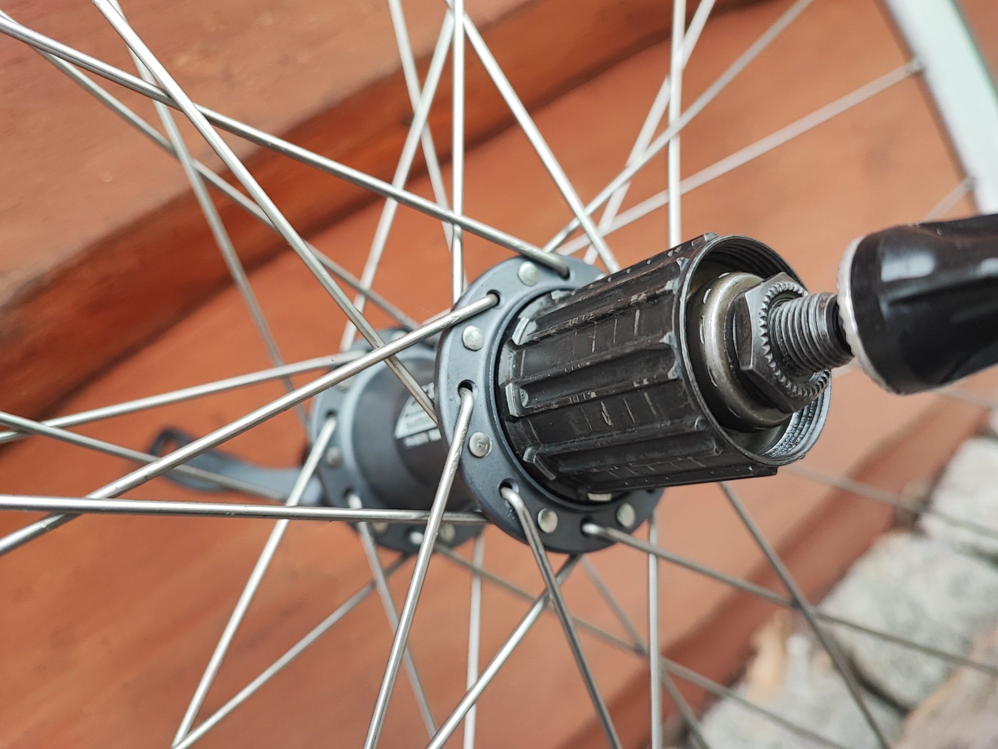 Komplet kół rowerowych Rigida Safety Line 26" Shimano Deore LX Retro