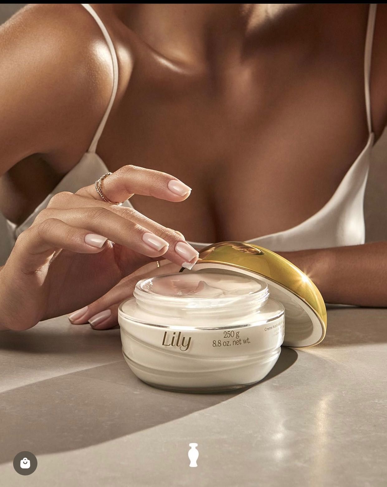 Creme Hidratante Acetinado Lily, 250G - Boticário