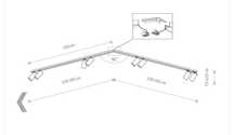 Lampa MONO CORNER 2x150 black VIII 7721 Nowodvorski