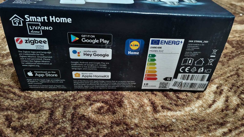 Набор 3 ARGB  лампочки и WIFI контролер