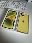 iPhone 14 128gb Yellow Idealny Oryg Bateria 99% + Oryg MagSafe