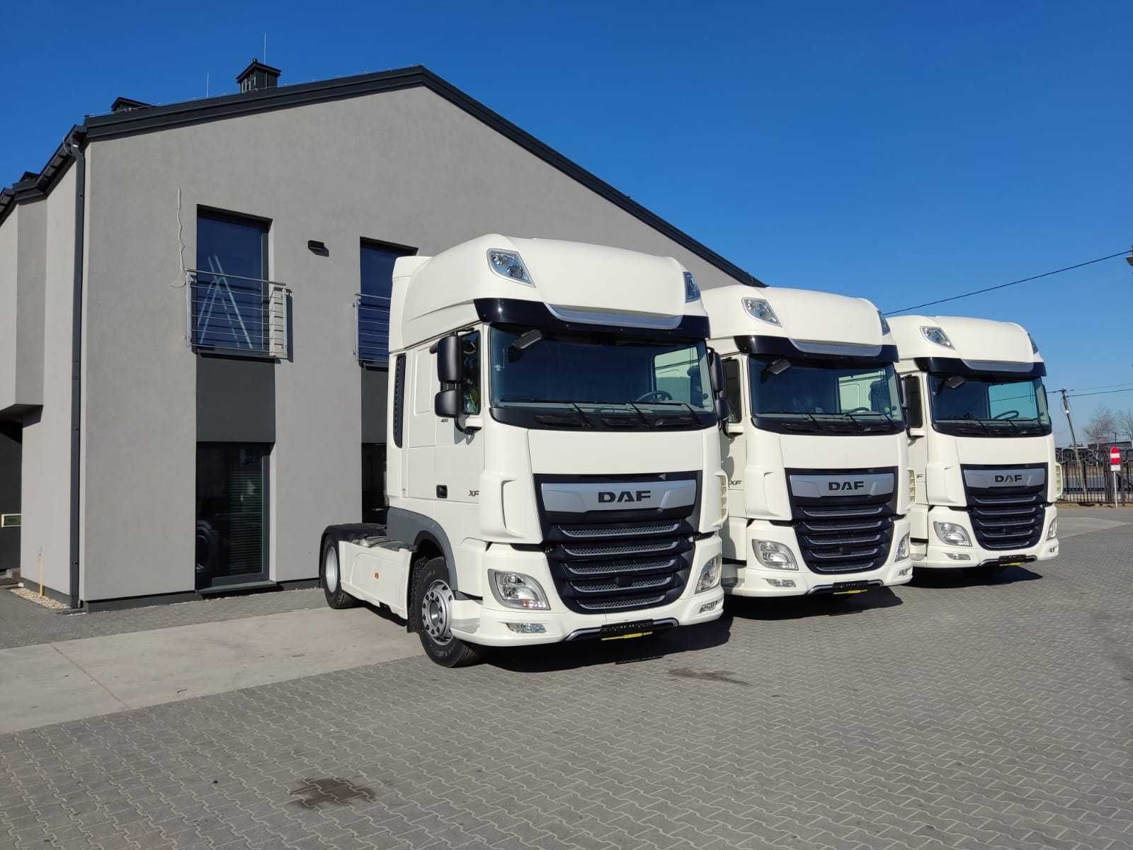 Wynajem ciągników siodłowych DAF XF480.