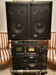 Wieża TELEFUNKEN Hi-fi z Kolumnami Vintage