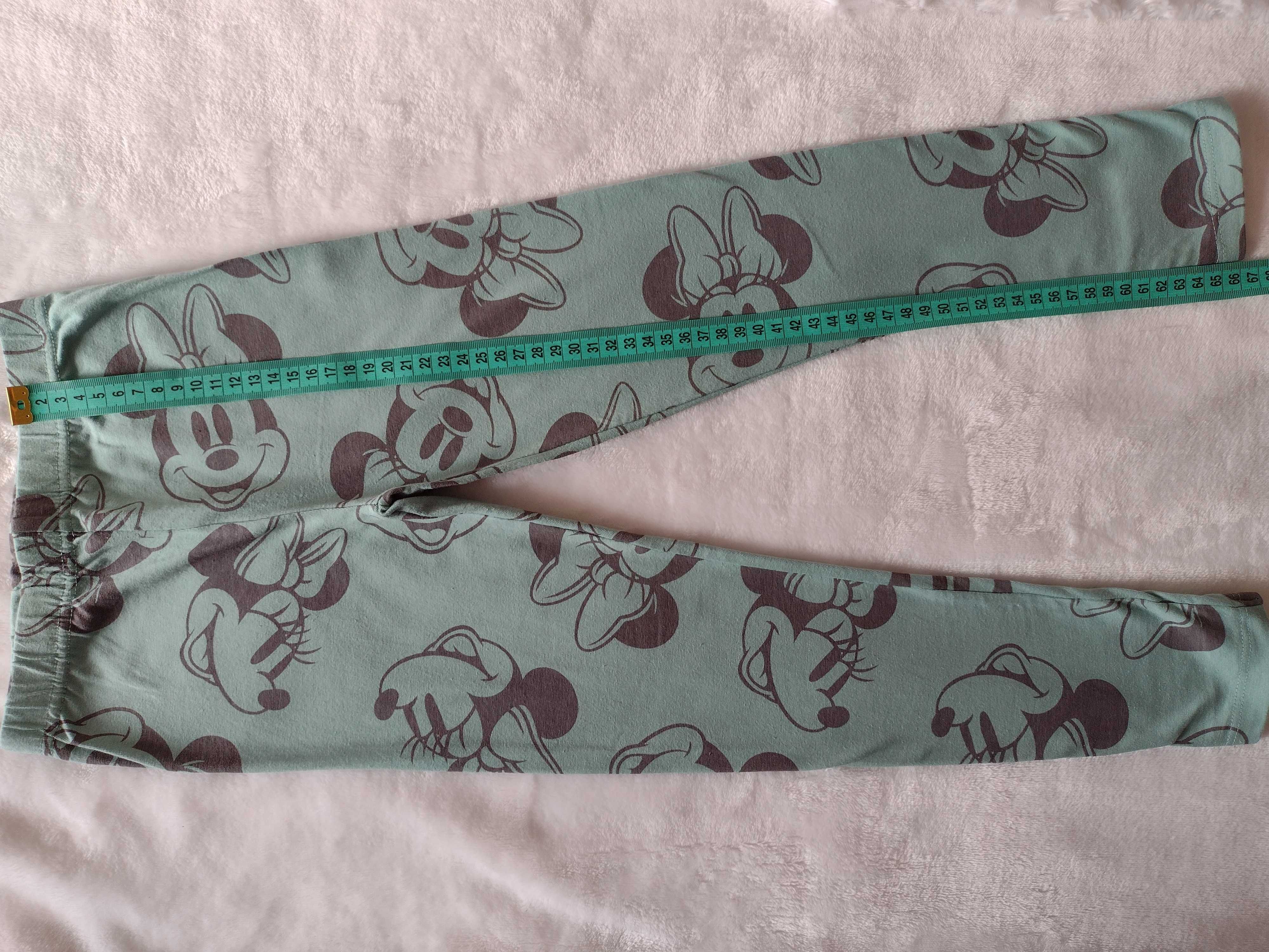 Legginsy z myszką Minnie rozmiar 122 nowe