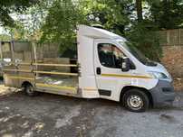 Fiat ducato 2.3 130 Anglik  laweta do z rampa do sprzętu budowlanego