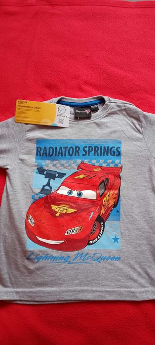 Bluzka nowa z metką Disney Pixar Cars r.110/116