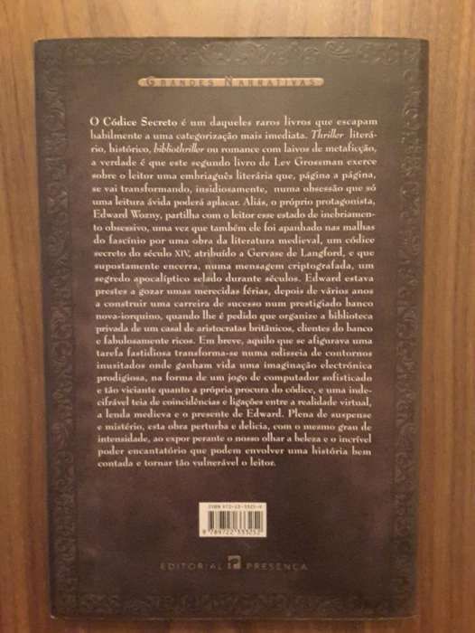 Lev Grossman - O CÓDICE SECRETO