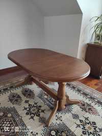 Stół ława drewniany antyk regulowana wysokość 126x70