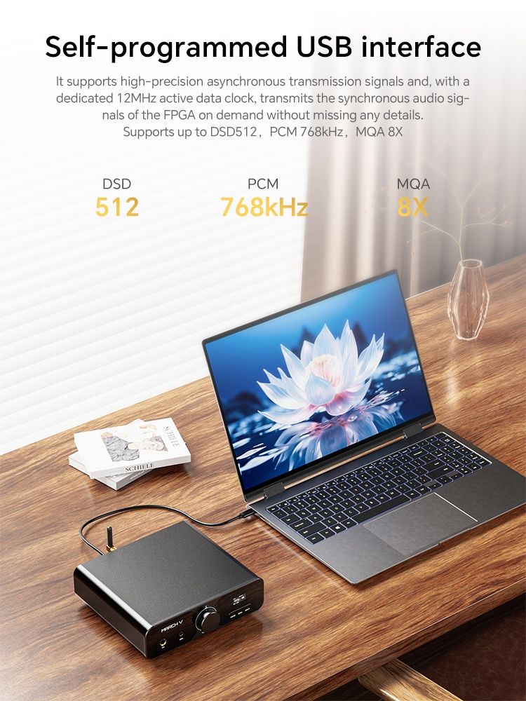 TempoTec March V-M5 HiFi USB Bluetooth Усилитель для Наушников / ЦАП