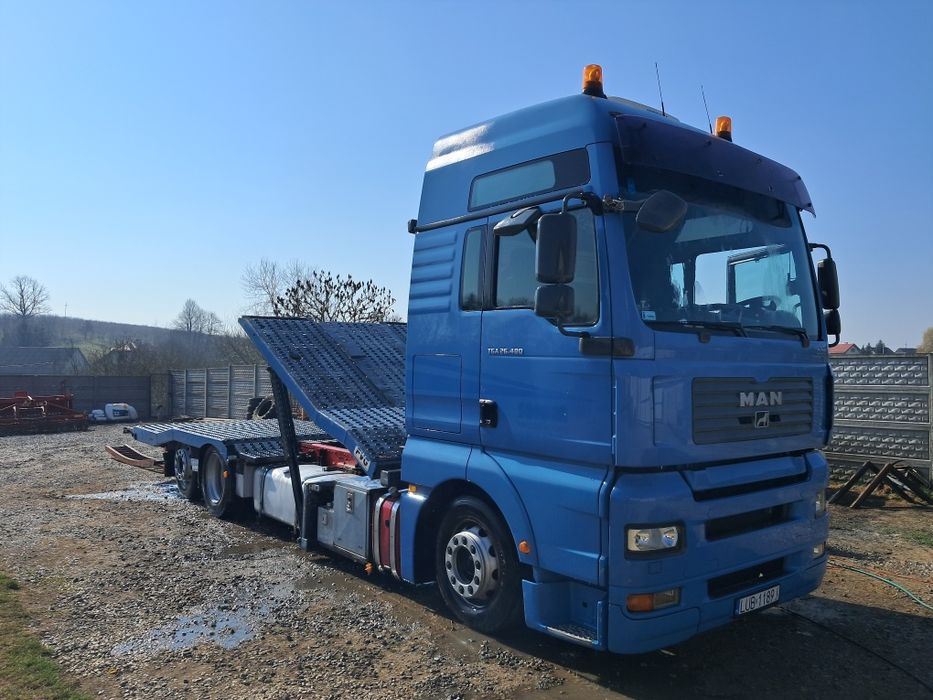 Man tga 26.480 pomoc drogowa, specjalny laweta od właściciela