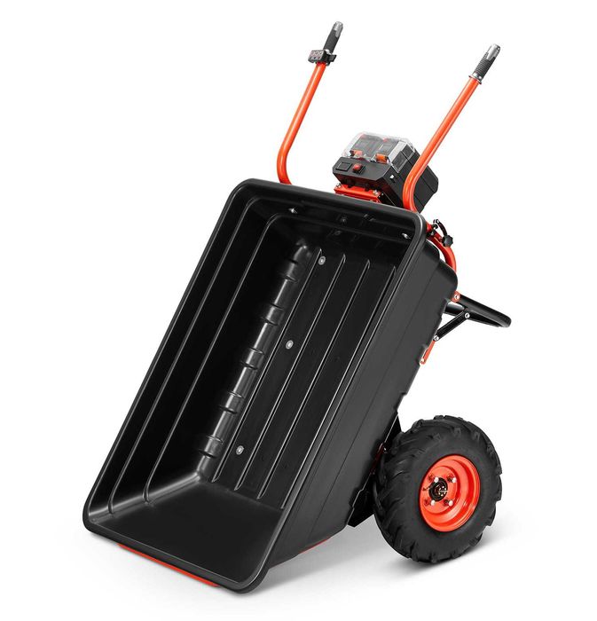 Taczka elektryczna przyczepka koleba 300L z napędem Bäumr-AG BMR-UT300