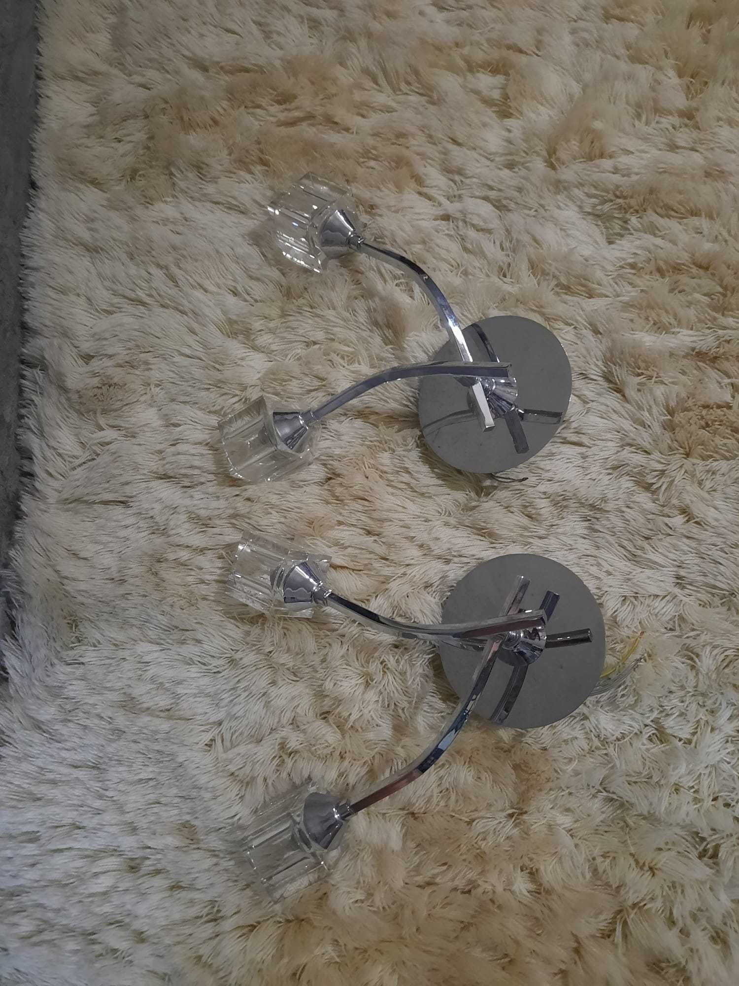 Conjunto de 5 candeeiros de teto e parede