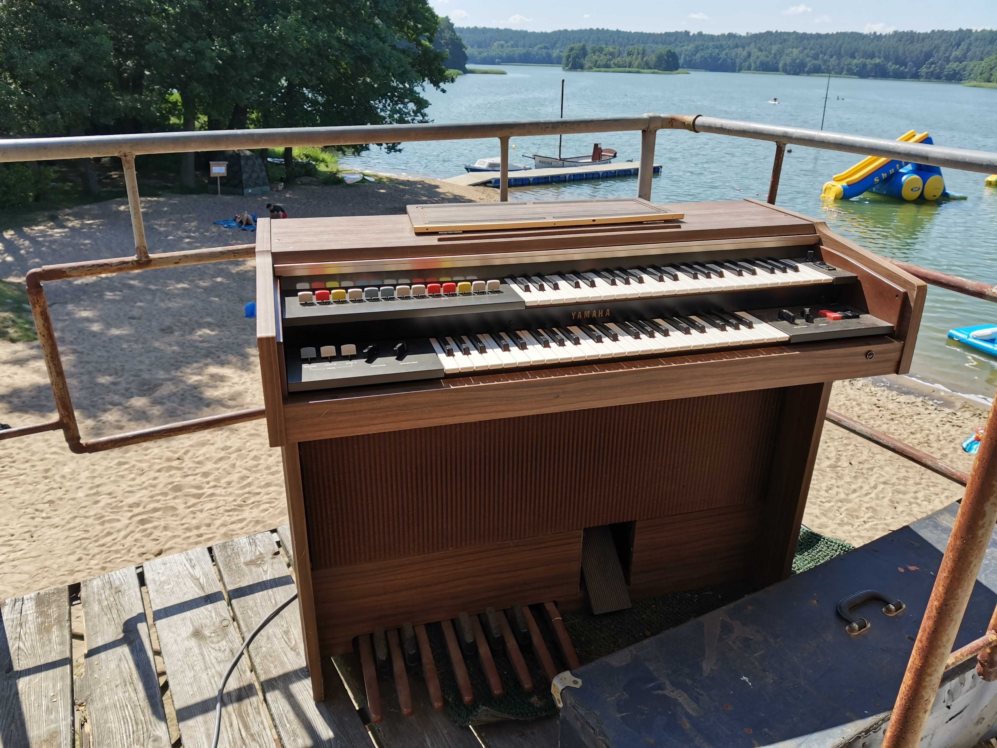 Yamaha organy dwurzędowe B-10A, ORYGINAŁ, z głośnikiem, sprawne