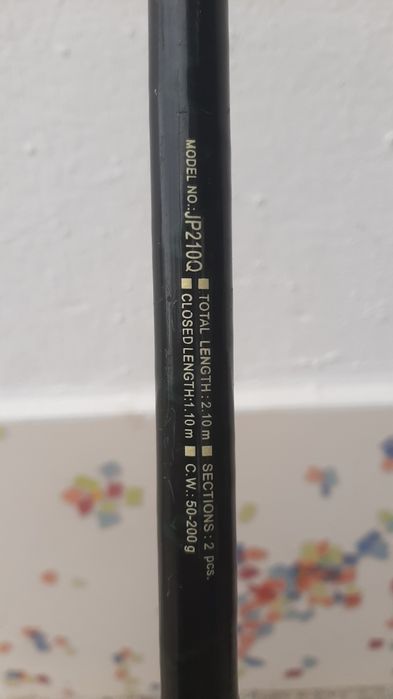 Parte de baixo cana de pesca