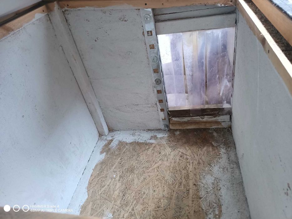 Duża buda dla psa XXL, płyta OSB, ocieplenie 8cm, deska modrzew