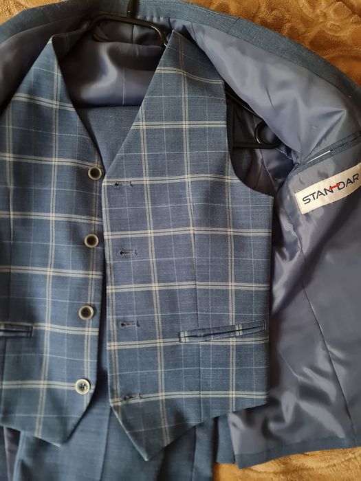 Garnitur chłopięcy niebieski