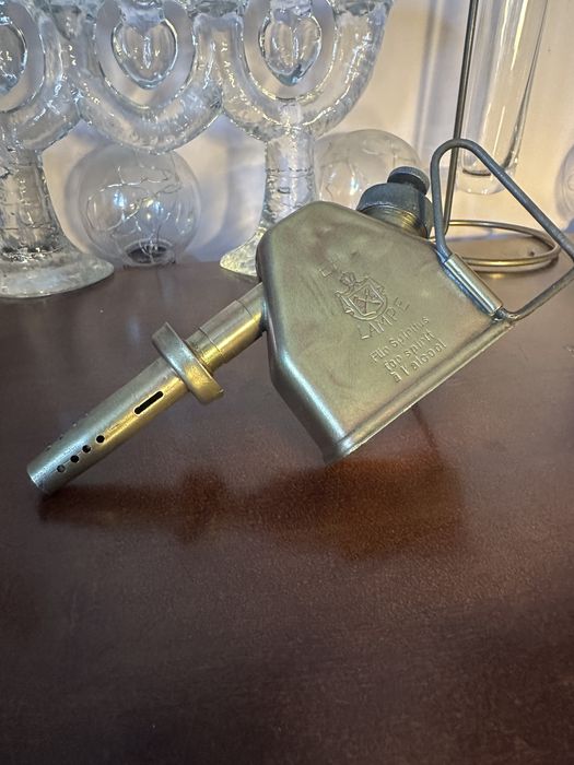 Palnik, lampa mosiężna spirytusowa Gustaw Barthel