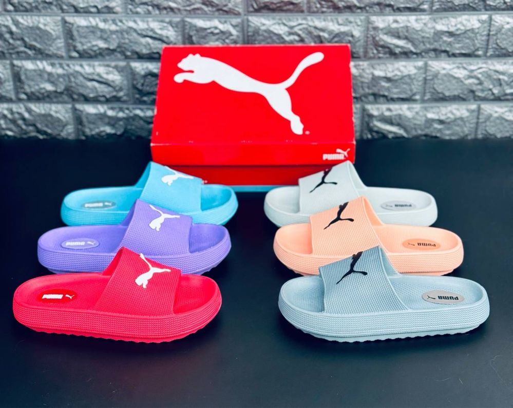 Шльопанці жіночі Puma яскраві/ стильні/ зручні