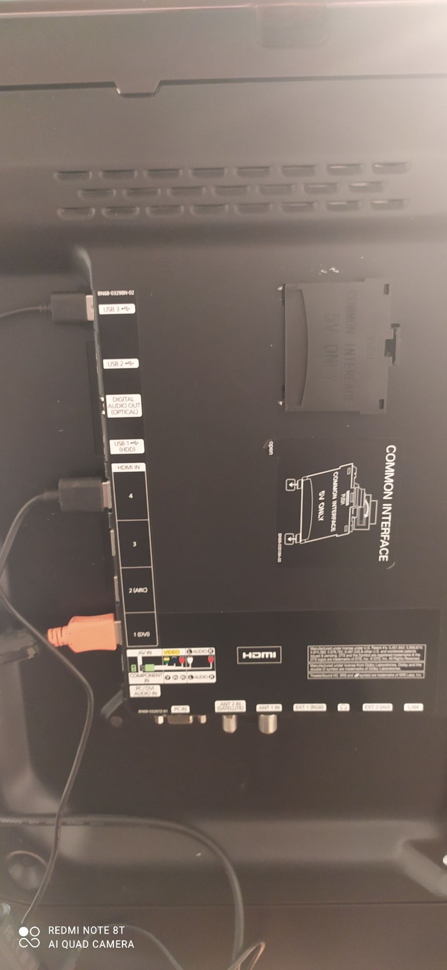 Telewizor 46" LED Samsung UE46D7000LS plus dekoder DVB-2 HEVC.
