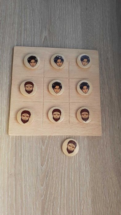 Jogo do galo Attack on Titan Novo handmade Levi Ackerman