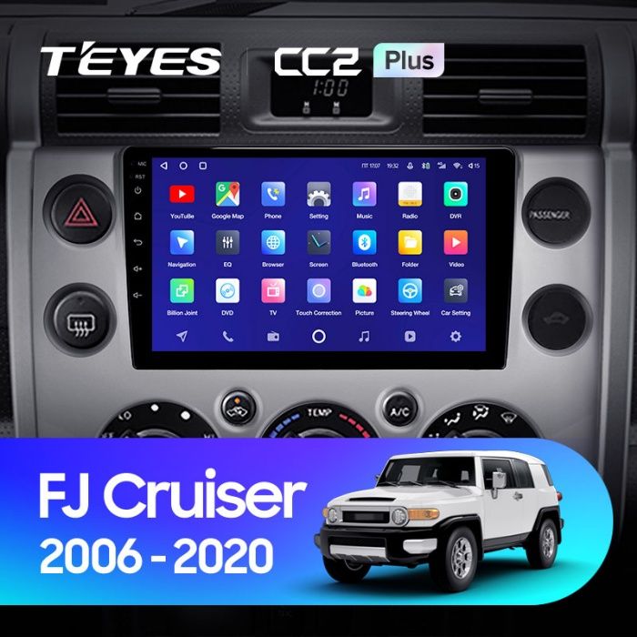 Штатная магнитола Teyes CC2 Plus Toyota FJ Cruiser (2006-2020) Android