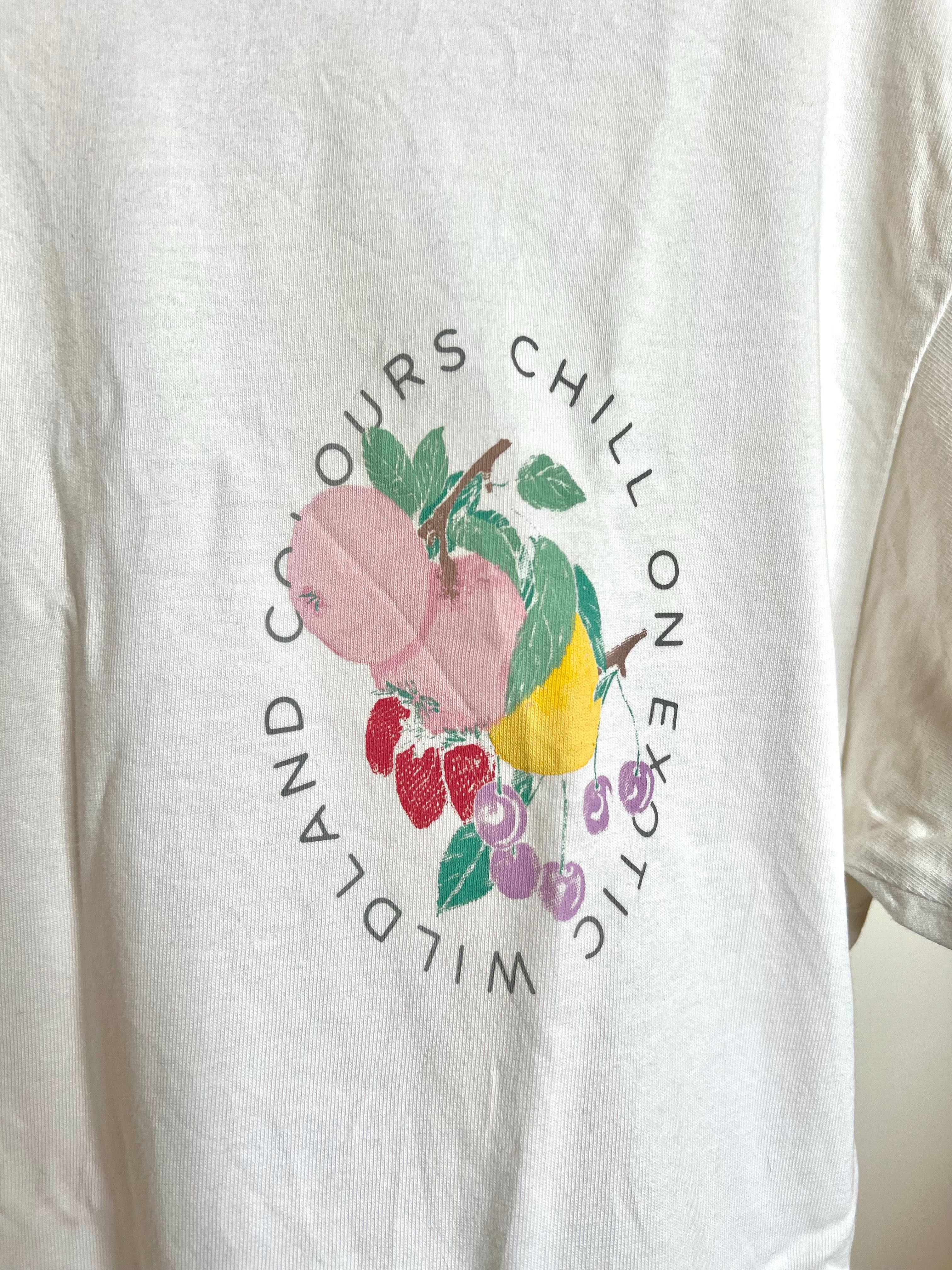 T-shirt de algodão básica com estampado Pull & Bear M