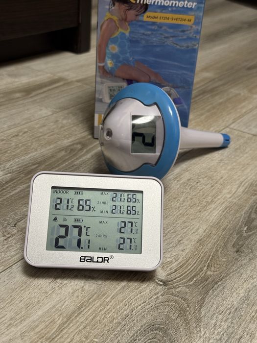 Продм термометр для басейна бездротовий