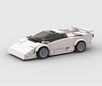 Auto autko samochód z klocków na wzór LEGO Lamborghini Countach