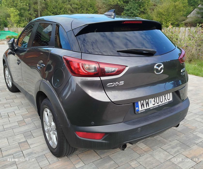 Mazda CX3 rocznik 2017 Pierwszy właściciel