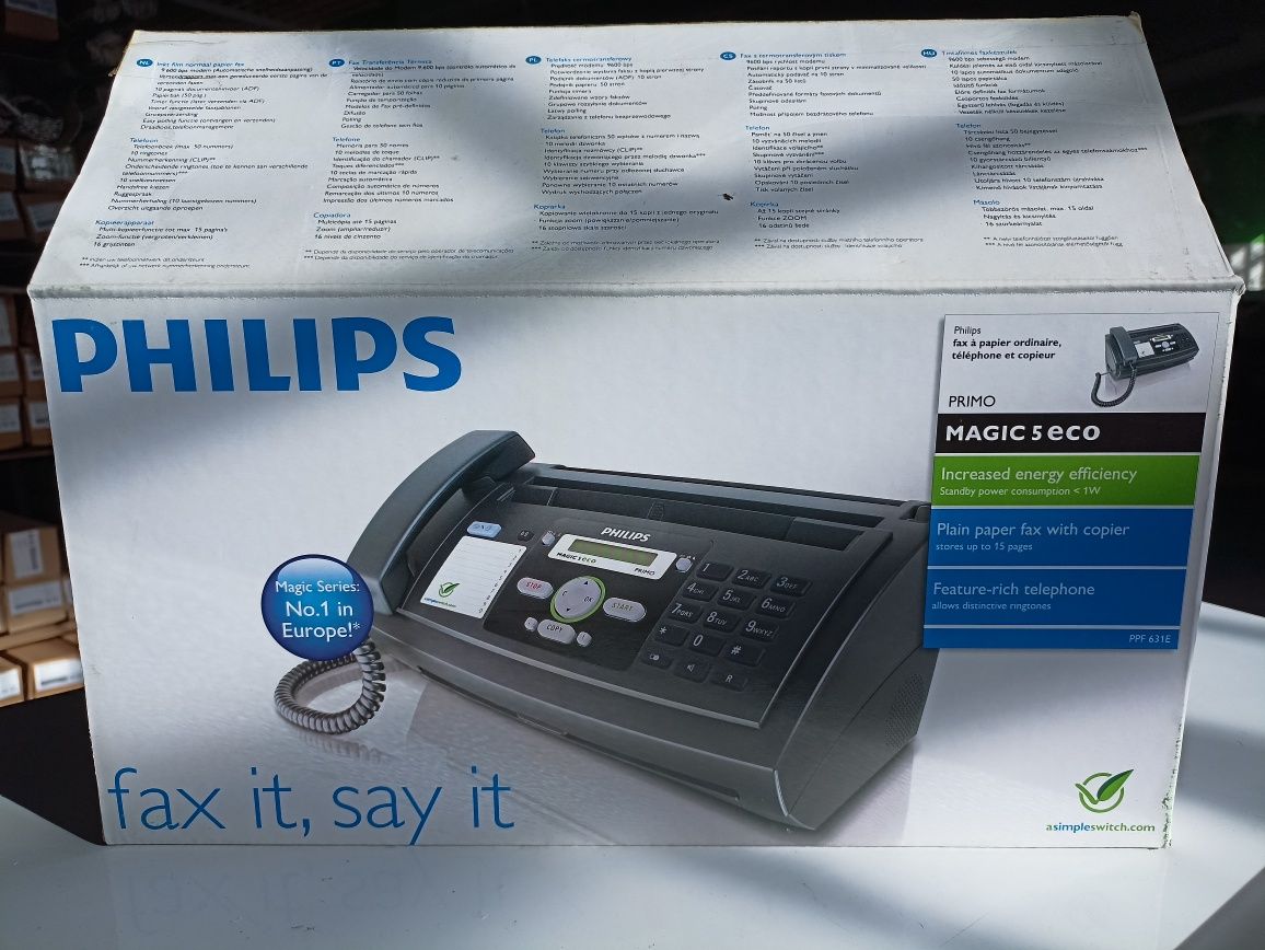 Fax telefone copiador Philips Magic 5 eco