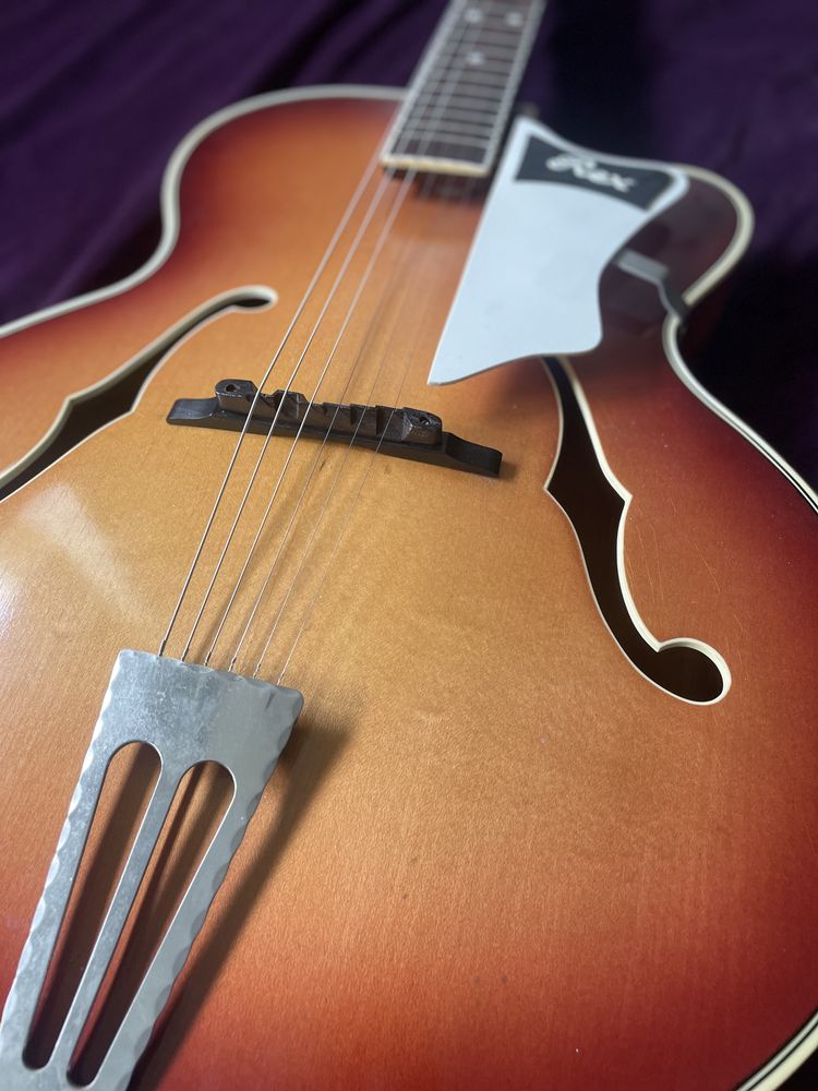 Gitara Vintage Archtop Jazz Martin Graubner Rex 1960-- możliwa zamiana