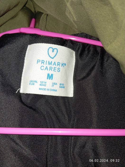 Куртка , Плащ, Парка - PRIMARK CARES .
