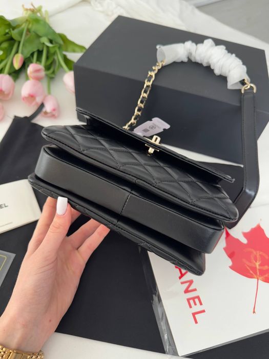 Сумка Chanel Black Gold шкіра