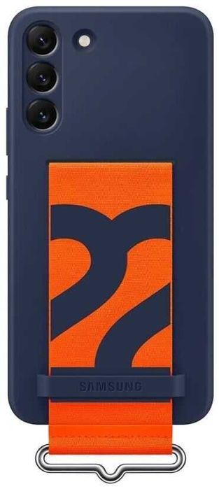 Оригинальный чехол Samsung Galaxy S22 Plus Silicone Cover With Strap