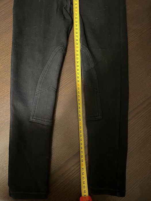 Bryczesy czarne Fouganza 6-8 lat